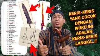 KERIS-KERIS YANG COCOK DENGAN WUKU INI KEBANYAKAN KERIS LANGKA..!!!