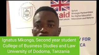 TESCEA student perspective: Ignatus Mkonga
