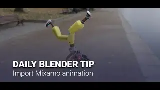 Daily Blender Secrets - Importing Mixamo character animation in Blender