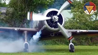[4K] Fantastic Warbird Fokker D.21 Engine start-up & taxi-run