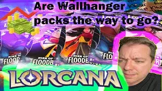 Lorcana: Rise of the Floodborn! Are Wallhanger Packs Better?