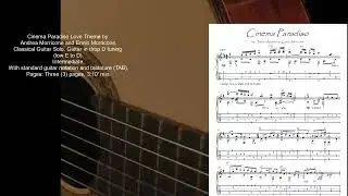 Cinema Paradiso Guitar solo