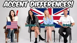 American Was Shocked by Accent Differences Between British Region!!