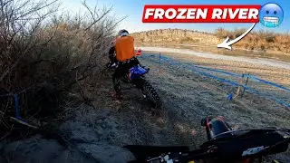 Racing Through A Frozen River | Cow Dung Run 2022 Josh Knight