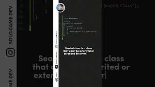 Unity Tips - Sealed Class #Shorts