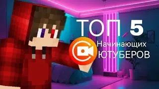 ТОП 5 НАЧИНАЮЩИХ ЮТУБЕРОВ