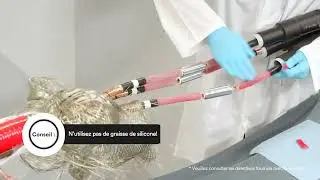 Épissure en ligne pour câble à 3 conducteurs rétractable au froid 3Mᴹᶜ – directives d’installation
