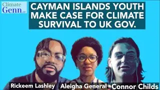 Cayman Islands Youth Make case For climate survival with potential evacuation plan