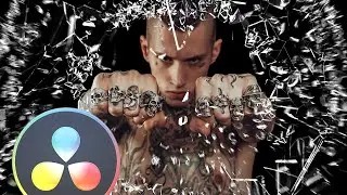 FREE Glass breaking transitions - DaVinci Resolve