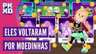 Itens de Halloween por MOEDAS + Novidades por GEMAS no PK XD