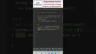 [Beginners] How to Convert String to Integer in Java 