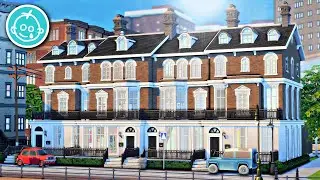 4 London Townhouses || The Sims 4 Speed Build