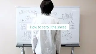 “How to scroll the sheet” / Revolution of on-line meetings, PLUS CreativeBoard CB+