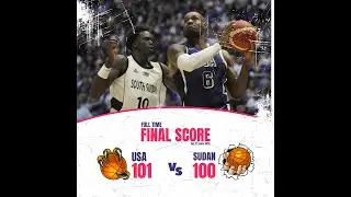 USA VS SOUTH SUDAN A TEST OF FIRE! LAKAS NG SUDAN, WINNING SHOT OF LEBRON! #parisolympics2024