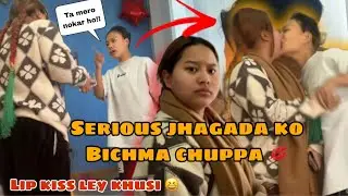 MAKING MY GIRLFRIEND ANGRY THEN KISSING HER 💋TO SEE HER REACTION !! 😆 RISAUDA FAKAUNA KATI SAJILO!