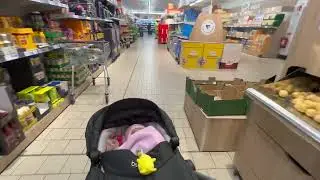 A No commentary sunday evening vlog - shopping at Lidl