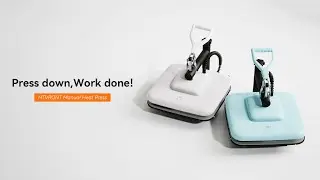Press Done, Work Done! Upgrade Your Handmade & DIY Game with the HTVRONT Heat Press！