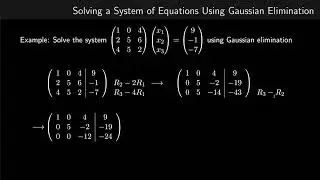 Gaussian elimination