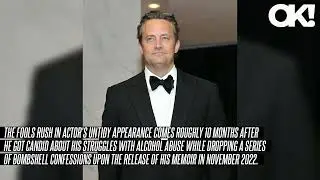 Disheveled Matthew Perry Affectionate With Mystery Woman During Nobu Lunch Date
