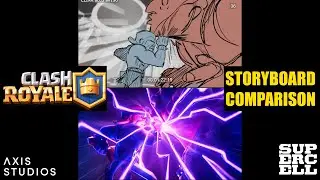 CLASH ROYALE - Card Evolution - Storyboard Comparison (no sound)