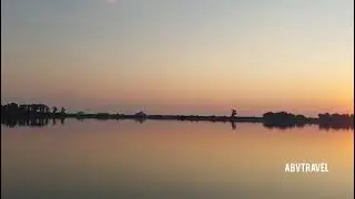 Паромная переправа Исакча - Орловка. Рассвет на Дунае.