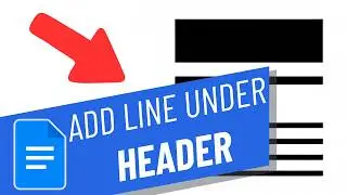 How To Add a Line Under Header In Google Docs