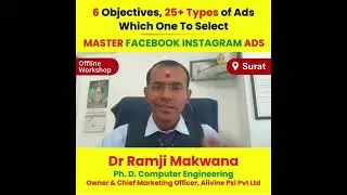 Facebook Instagram ads Offline Workshop Surat @drramjimakwana