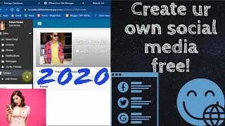 How to create your own social media site like facebook, instagram and twitter for free | Latest 2020
