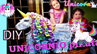 | PIÑATA DE UNICORNIO THE BEST UNICORN PINATA 🦄DIY | BELLA😎😲