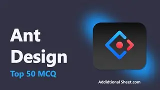 Top 50 Ant Design Multiple Choice Questions | Ant Design  Interview Preparation | 