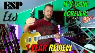 MY OPINIONS BEFORE SELLING IT AFTER A YEAR! 🤘 ESP LTD EC 256 🎸 EMG 81 85