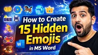 How to Create 15 Hidden Emojis in MS Word | Computer Key Magic 
