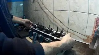 Compressor from ICE (VAZ-2108). Modernization of cylinder head - camshaft. Do compressor from eng...