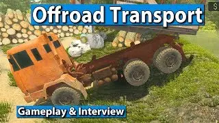 Offroad Transport | Heavy loads in offroad terrains ► gamescom 2017 #gamescom2017