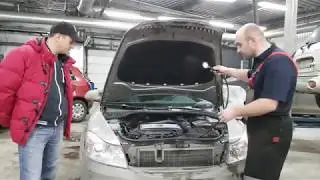 Oil pump stages on a CDAB engine with manual transmission (mechanics)