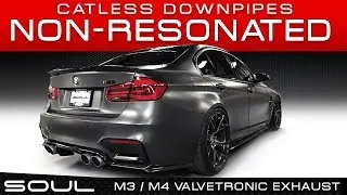 SOUL | BMW M3 / M4 Valvetronic Exhaust (Non-Resonated) + Catless Downpipes