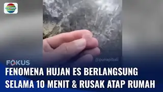 Viral! Video Memperlihatkan Fenomena Hujan Disertai Butiran Es di Bali | Fokus