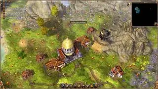 Settlers II: Map 6 Empires at War (Gameplay no commentary)