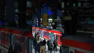Hamburg Hauptbahnhof at NIGHT 🇩🇪 #germany #subscribe 👍