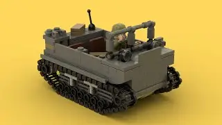 LEGO MOC M29 Weasle diorama 3D  Animation