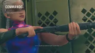 Landing in the warzone with the crew and Homelander