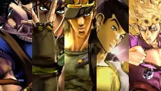 Naruto Shippuden: Ultimate Ninja Storm 4 - все Ультимейты персонажей ДжоДжо + Джотаро против Наруто