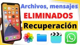 📲 Como RECUPERAR mensajes, whatsapps o fotos ELIMINADAS en iPhone (Sencillo y Seguro)