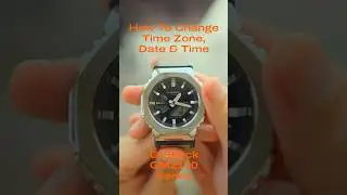 How to set the time zone, date, and time on your G-Shock GM2100 Series Watch ⌚️💫 