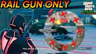 DR DRE CONTRACT FINALE RAILGUN ONLY CHALLENGE! | GTA 5 Online
