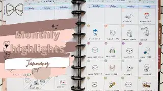 Monthly Highlights, January, Character stickers