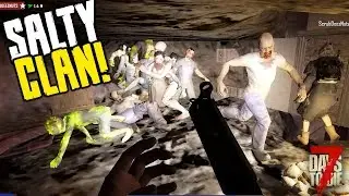Raiding SALTY CLAN on HORDE NIGHT! | 7 Days To Die