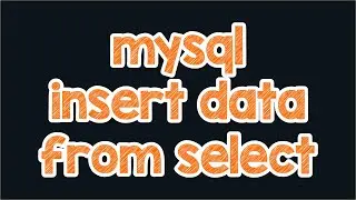 mysql insert into using select
