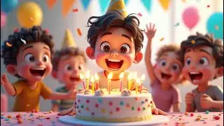 HAPPY BIRTHDAY ❤️ FUNNY SONGS FOR KIDS Birthday children's song