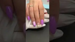 Fixing nails after salon 💜